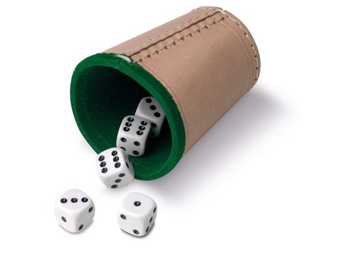 Jeu dés gobelet à - de,