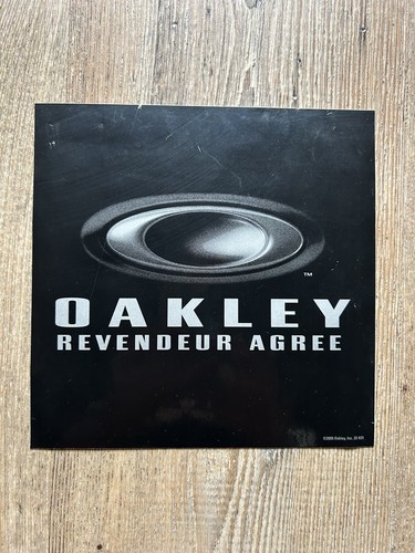 Oakley display sticker - oakley,