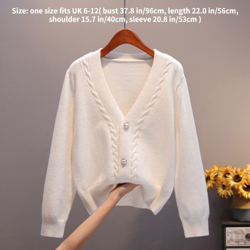 Femme col cardigan - v, tricot