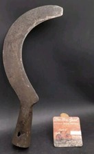 Outil Ancien Coupe Ronce Croissant LEBORGNE Fer Forgé Old Tool Serpe Emondoir 