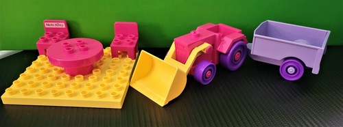Hello kitty duplo tractor - kitty, with