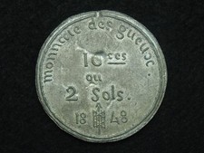 MEDAILLE SATIRIQUE 1848 MATIÈRE à RÉVOLUTION MONNAIE DES GUEUX / DES RICHES 40mm