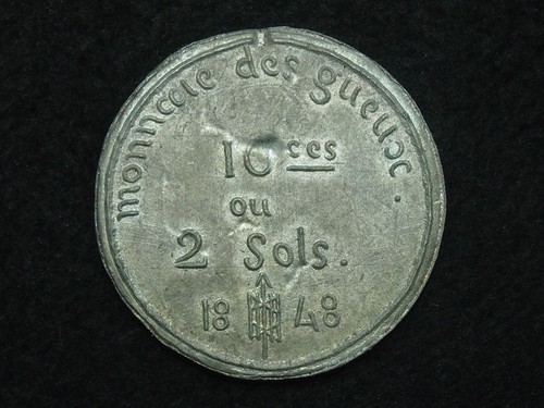 Medaille satirique 1848 - medaille,