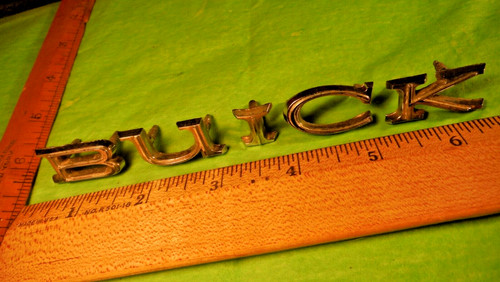 Bx05 buick hood nose - nose, letter