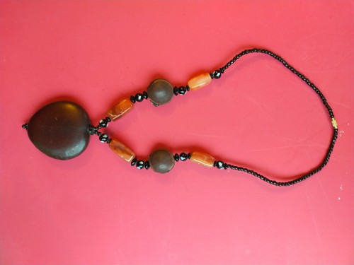 Collier perle pierre - collier, en