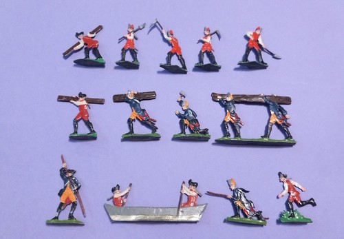 Plats étain zinnfiguren - d'étain,
