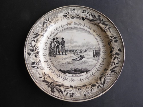 Ancienne assiette parlante - , en