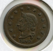 Jeton De La Guerre Civile 1863