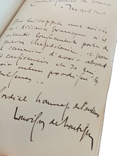 LIVRE CANADA LOUVIGNY DE MONTIGNY ANTOINE GUERIN-LAJOIE ENVOI  MARIA CHAPDELAINE