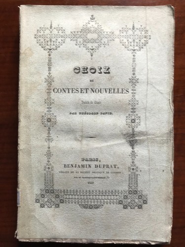 Choix contes nouvelles - choix, de
