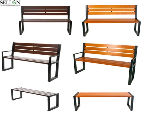 Parc banc jardin résistant - banc,