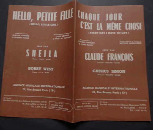 Partition chaque jour - chaque,