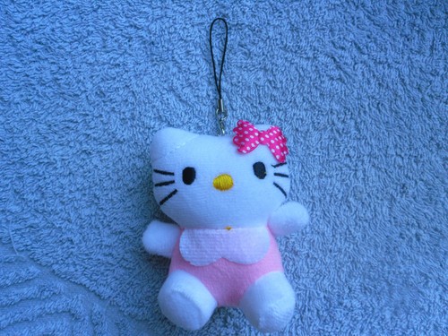 Peluche hello kitty porte cle - peluche,