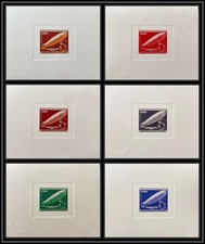 N°983 Zeppelin dirigeable tchad 6 Epreuve d'artiste artist proof