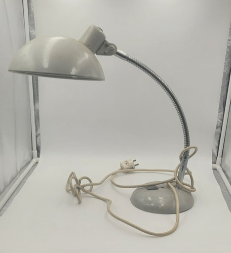 Lampe bureau vintage - lampe, grise