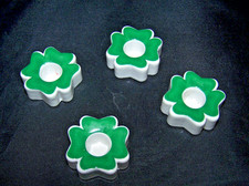 4 Mini Bougeoirs Tréfle