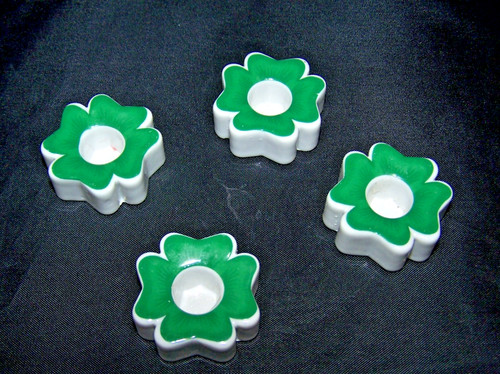 Mini bougeoirs tréfle - mini,