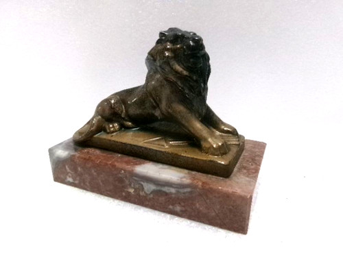 Statuette ancienne le lion - statuette, :