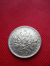 Pièce de 5 FRANCS  argent