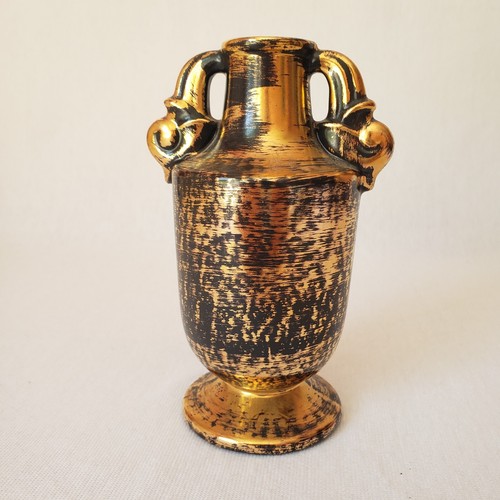 Stangl pottery black gold - pottery,