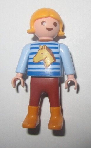 Playmobil fille blonde cheval - fille,