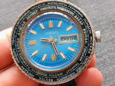 Montre homme Raketa World Time Cities Rocket russe soviétique URSS vintage CCCP