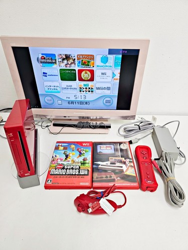 Console nintendo wii - console, rouge