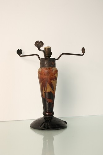 Pied lampe verre - lampe, en