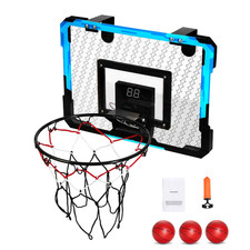 Panier de basket mural pliable avec LED et scoreur – Jouet sport enfant 3+