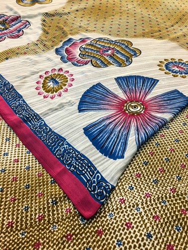 Tissu artisanal sari - , crêpe