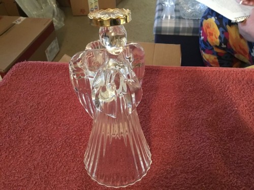 Glass angel lead crystal - angel,