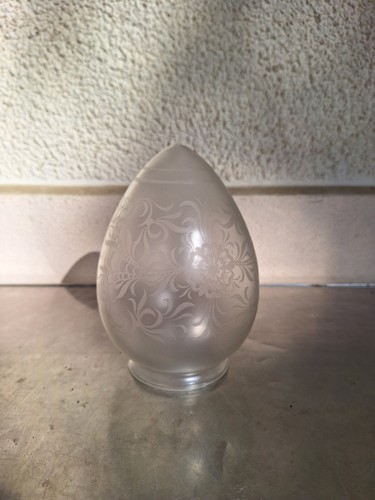 Ancien verre lampe - ancien, obus