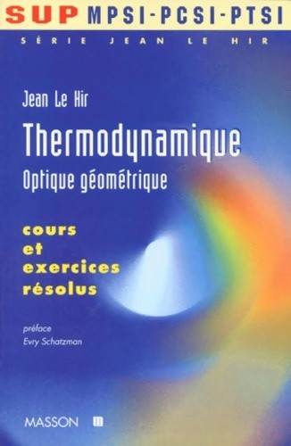 Thermodynamique mpsi pcsi ptsi - thermodynamique, mpsi-pcsi-ptsi