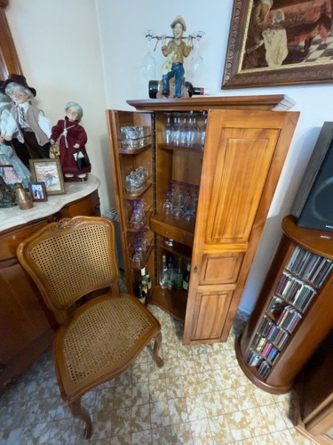Armoire bar merisier avec - merisier,