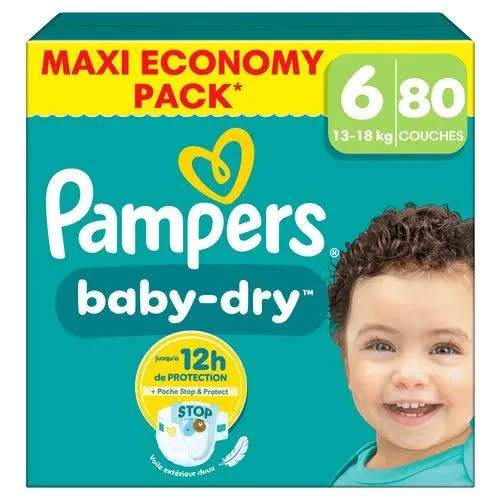 Pack couches pampers - 80,