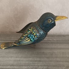 ancien jouet automate oiseau en tôle kohler