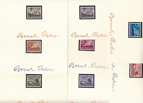 Luxembourg 1946 série - luxembourg,