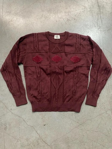 Pull bordeaux rextar - l, maille