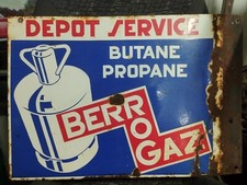 Plaque émaillée publicitaire