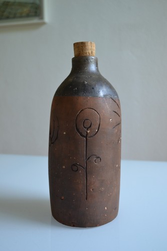 Vase bouteille décor - vase,