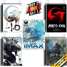 Godzilla Minus One Poster Affiche Film 2023 Version Japonaise