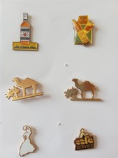 SIX  PIN' S  ANCIENS    GITANE ,CAFE SERVICE ,RICARD  ,et CAMEL
