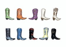 Série complète de 10 fèves