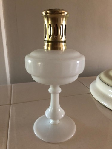 Lampe berger opaline blanc - lampe,