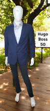 Hugo Boss Taille 50 ? veste de costume bleu nuit  homme en laine super 110