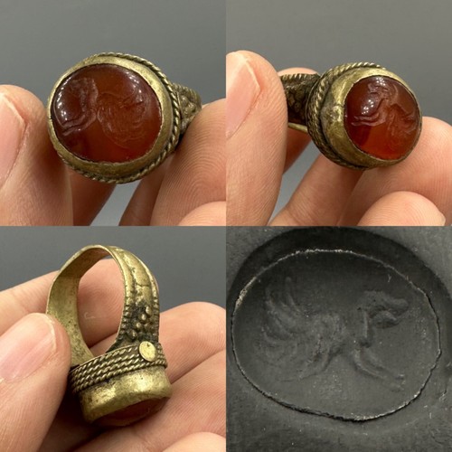 Ancienne rare bague - et,