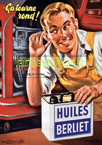Huile berliet tourne rond - tourne,