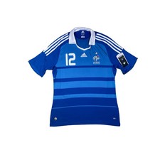 Maillot football vintage Equipe de France #12 Henry domicile saison 2009-2010