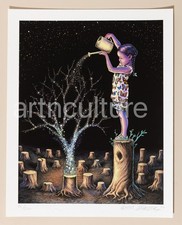 EMEK - Star Tree Girl (Butterfly) - Signed and doodled by Emek - numbered /500