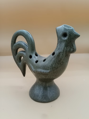 Coq pique fleurs céramique - coq,